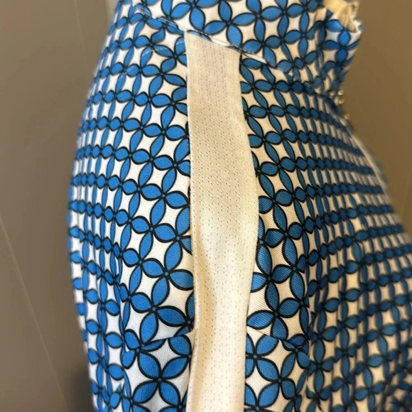 Z Callaway Women's Extra Large Floral Geo Print Golf Polo 1/3 Zip Up Opti-Dri - Picture 6 of 9